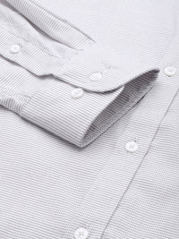Park Avenue Slim Fit Self Design Textured Opaque Formal Shirt