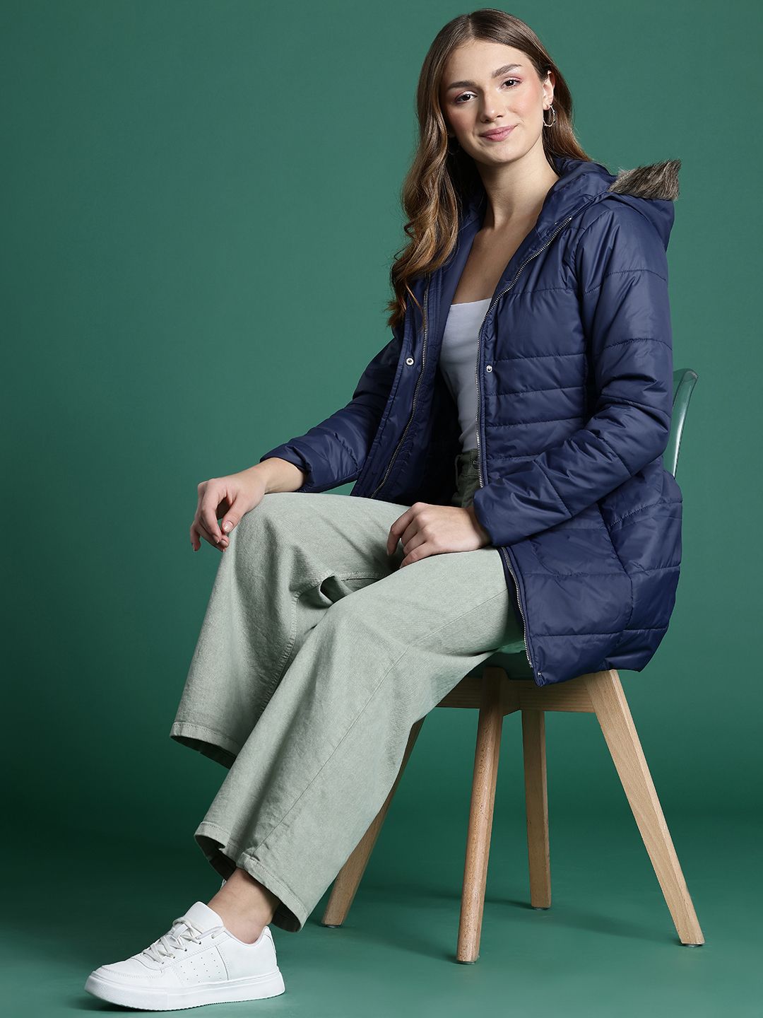 DressBerry Hooded Quilted Jacket