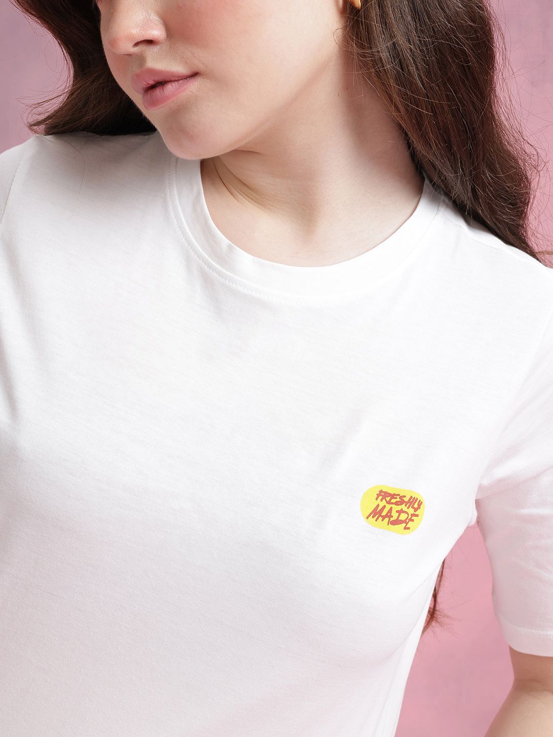DressBerry Graphic Printed Pure Cotton T-shirt