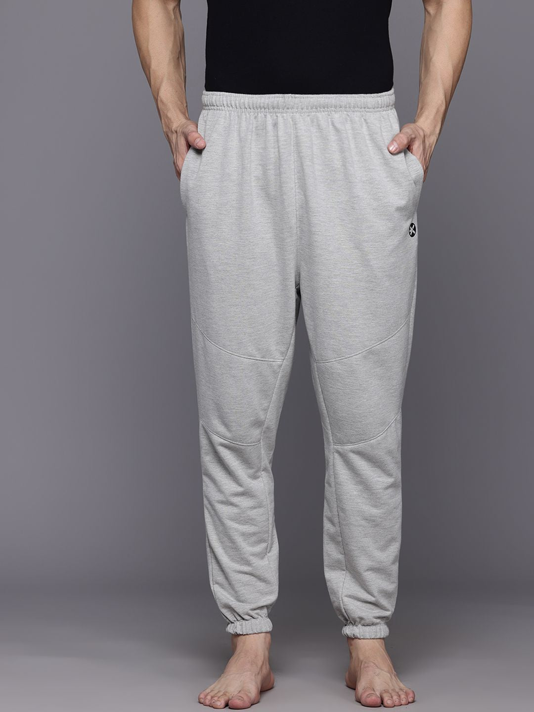 HRX by Hrithik Roshan Men Mid-Rise Regular Fit Yoga Joggers