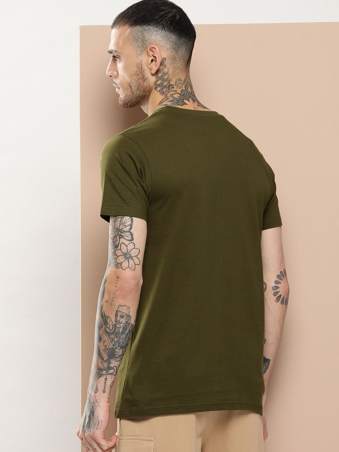 Difference of Opinion Men Pure Cotton T-shirt