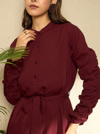 Berrylush Bishop Sleeves High-Low Longline Top