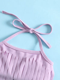 YK Infant Girls Printed Top & Briefs Swim Set