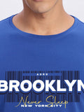ADRO Typography Printed Round Neck Cotton T-shirt