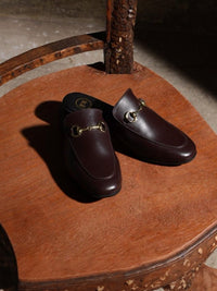 MONKSTORY Horsebit Classic Mules - Coklat