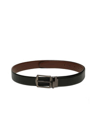 Teakwood Leathers Men Textured Leather Reversible Formal Belt