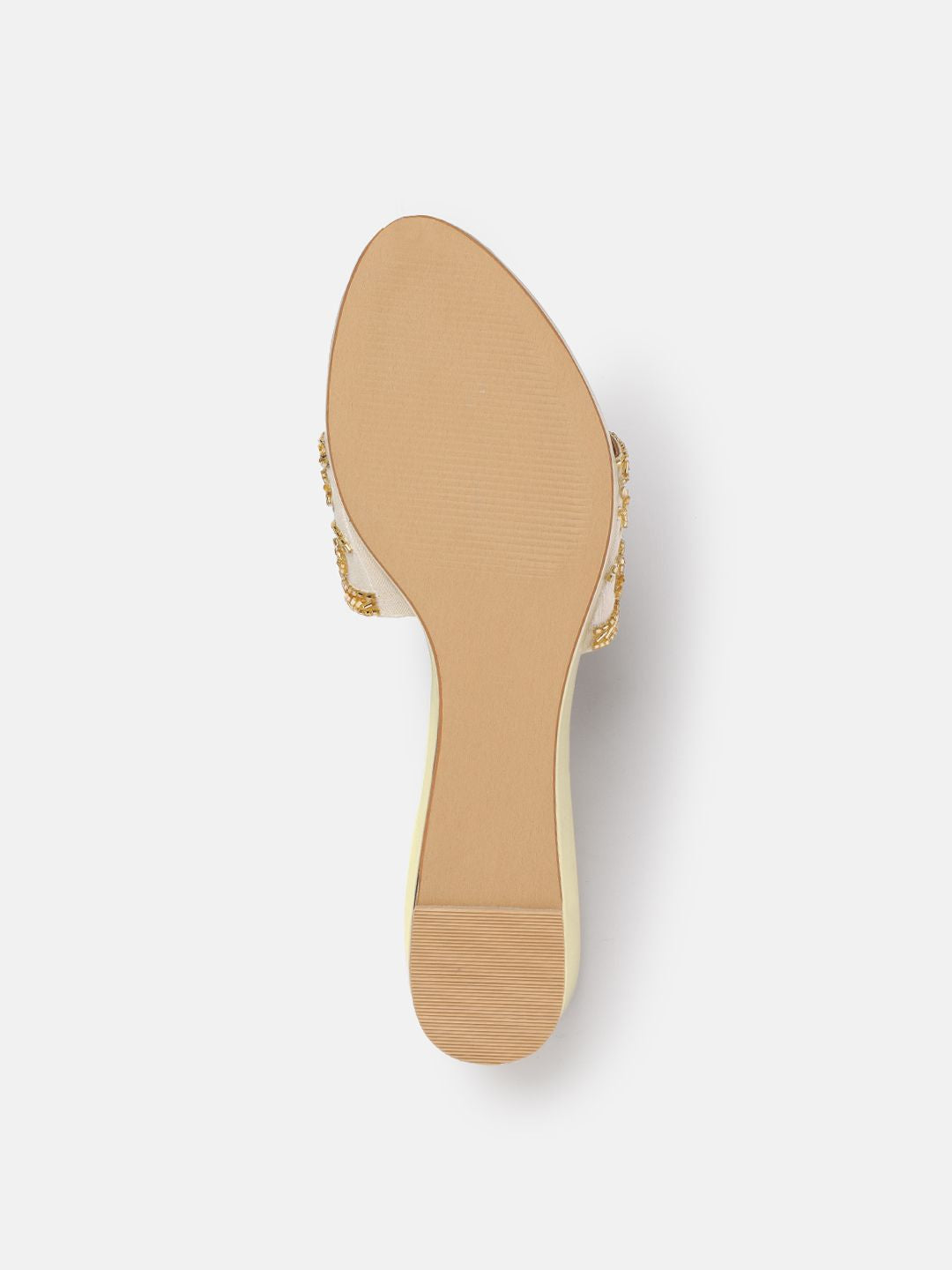 House of Pataudi Embellished Comfort Heels