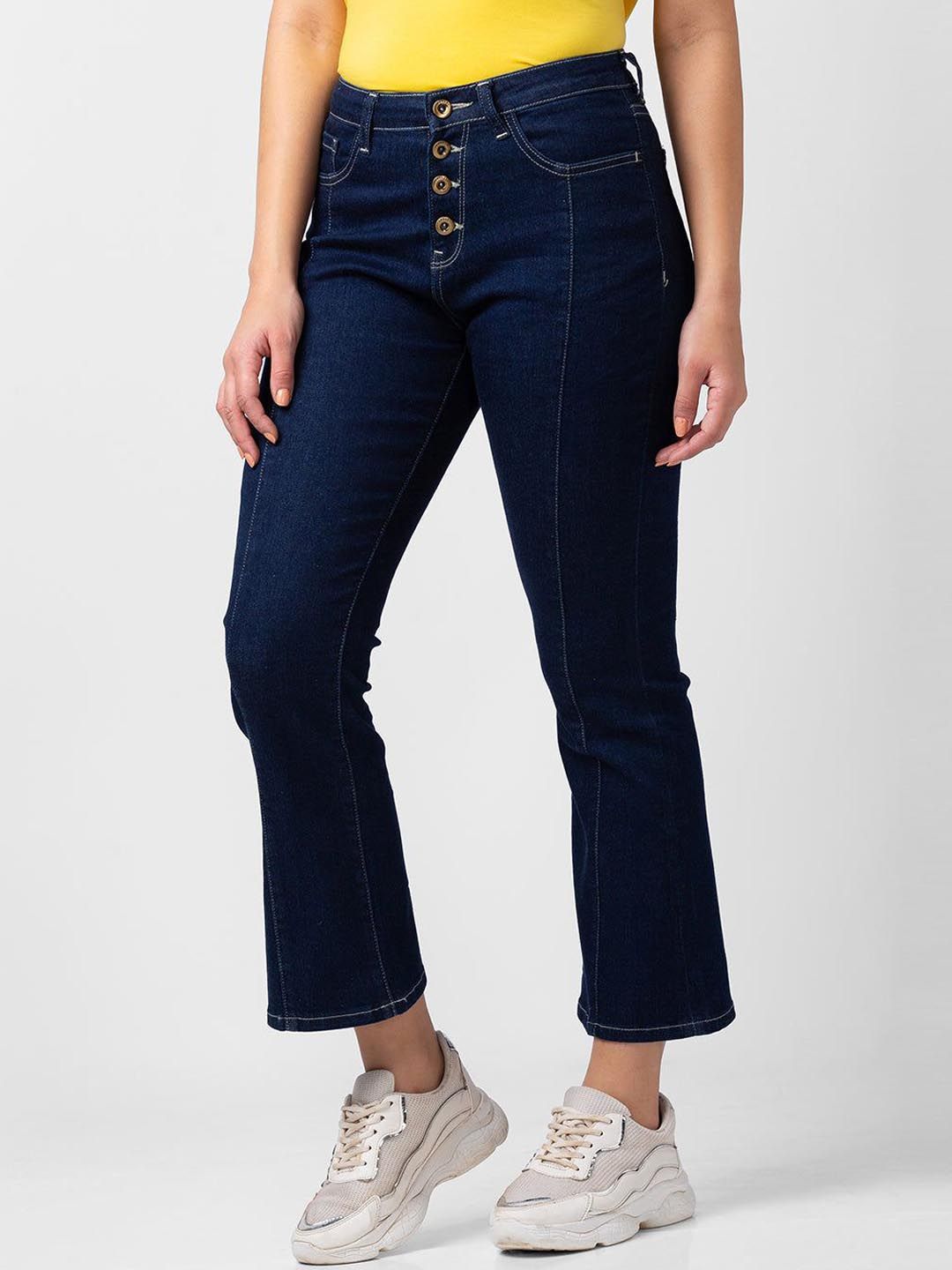 SPYKAR Women Bootcut High-Rise Stretchable Jeans