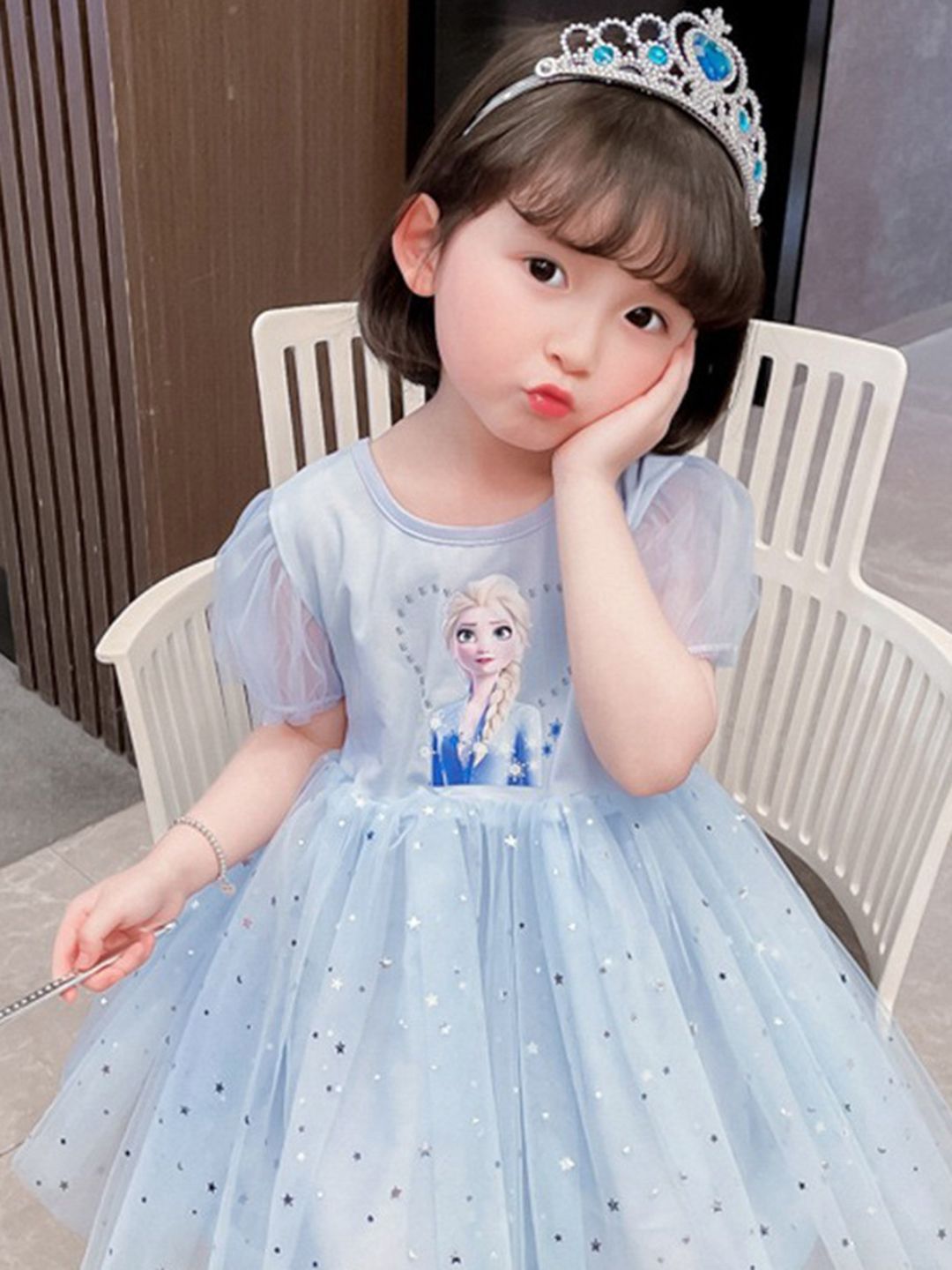 YK Floral Fit & Flare Dress