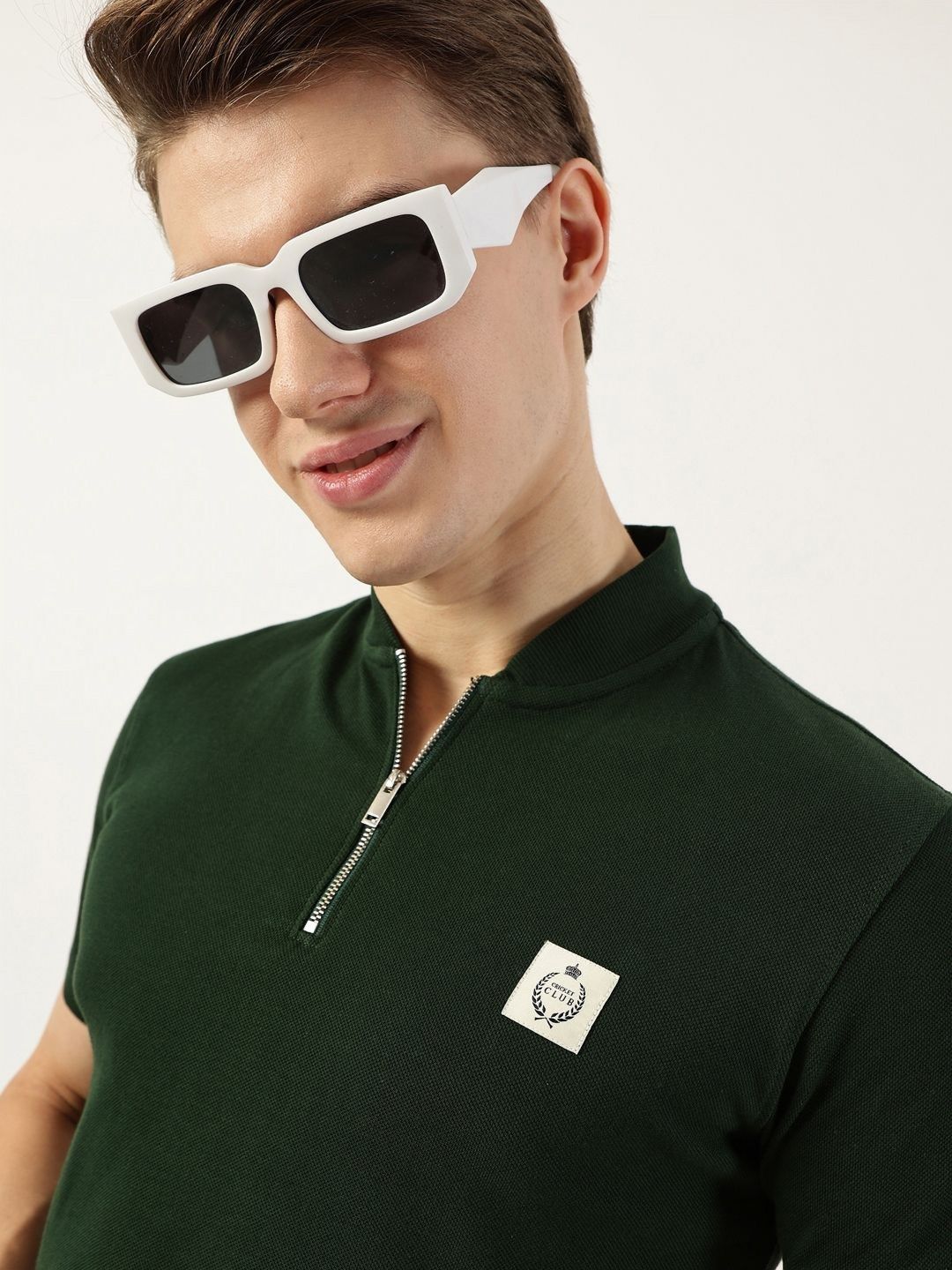 Thomas Scott Men Mandarin Collar T-shirt