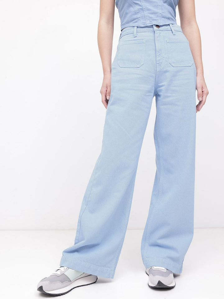 DressBerry Reworked & Ready Wide Leg Jeans
