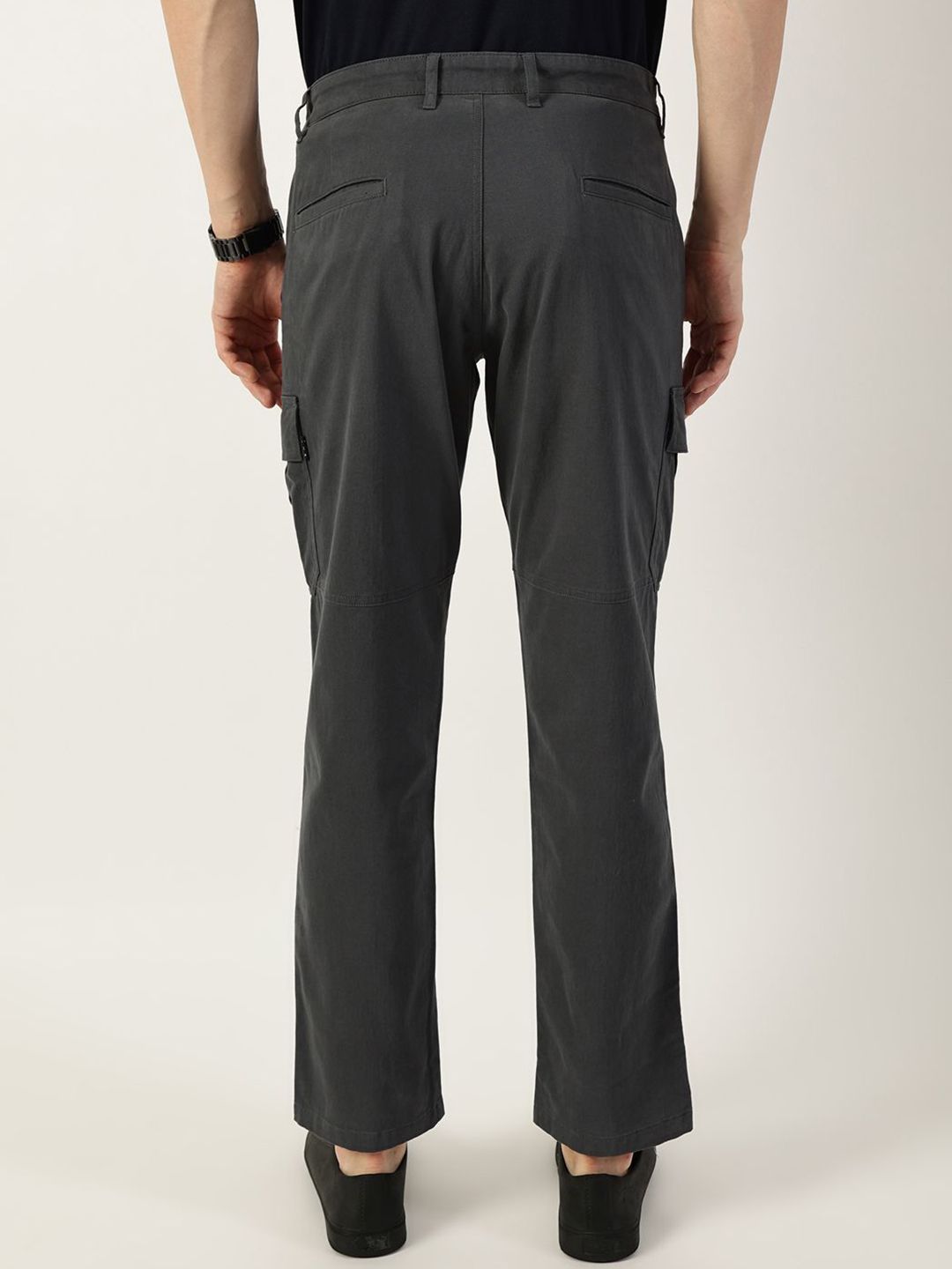 Thomas Scott Men Smart Easy Wash Cargos Trousers