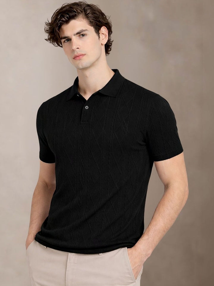 Baju-T Kolar Polo ADRO Lelaki