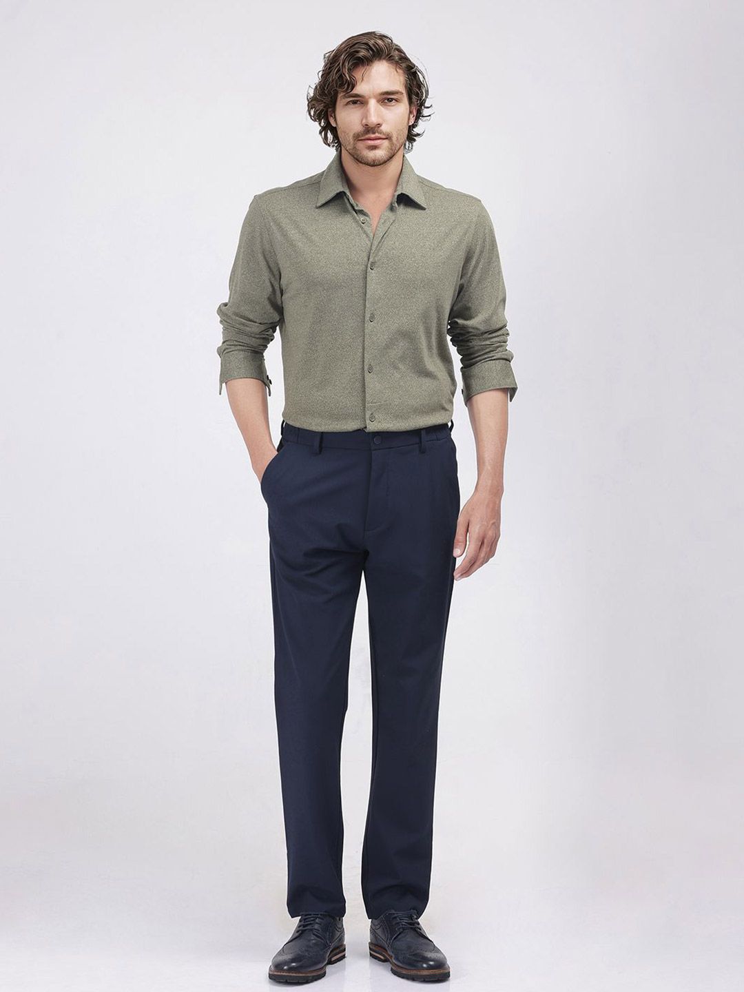 RARE RABBIT Men Comfort Opaque Casual Shirt