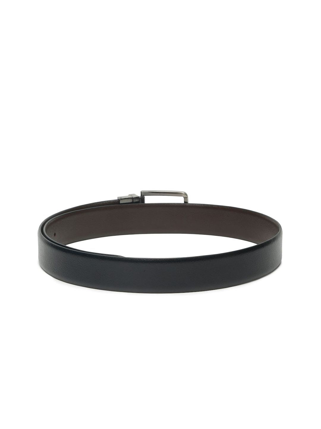 Teakwood Leathers Men Textured Leather Reversible Formal Belt