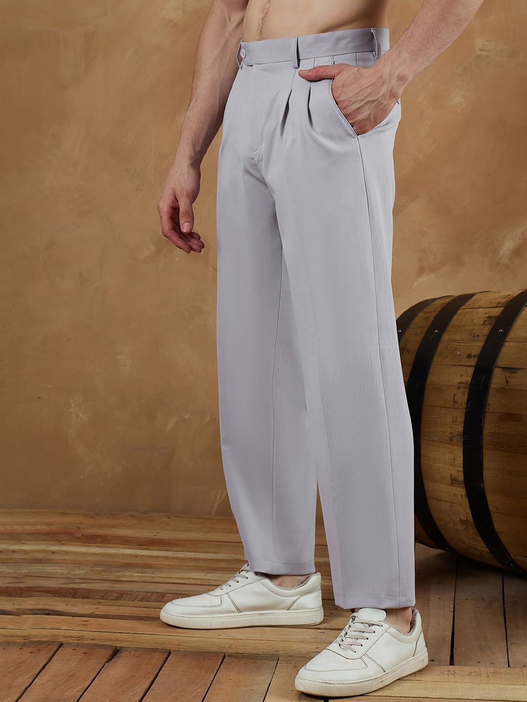 DENNISON Men Korean Baggy Fit Trouser