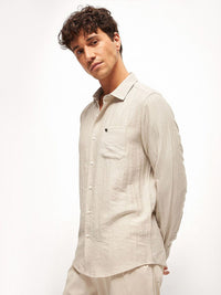 THE BEAR HOUSE Men Slim Fit Opaque Casual Shirt