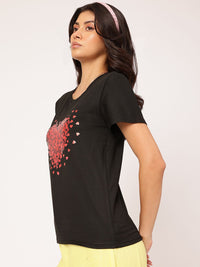 DressBerry Flirty Revelations Printed T-shirt
