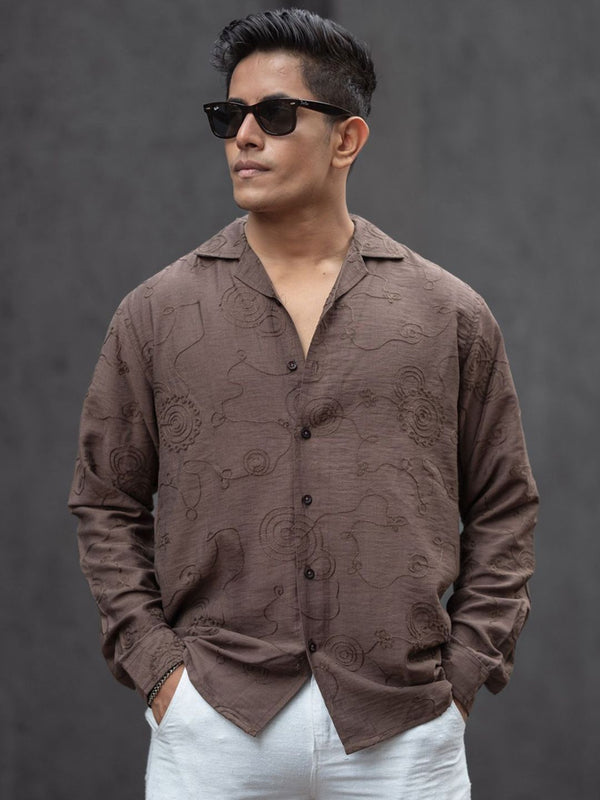 Powerlook Men Opaque Printed Casual Shirt