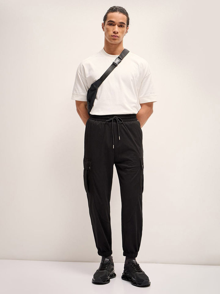 THE BEAR HOUSE Men Solid Cargo Trouser