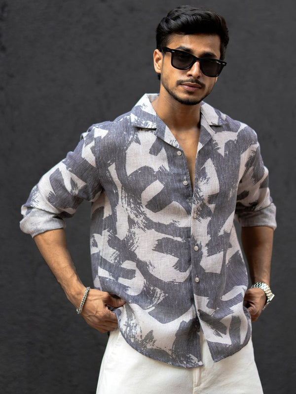 Powerlook Men Opaque Printed Casual Shirt