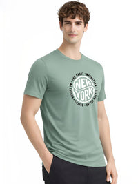ADRO Men Typography Printed T-shirt