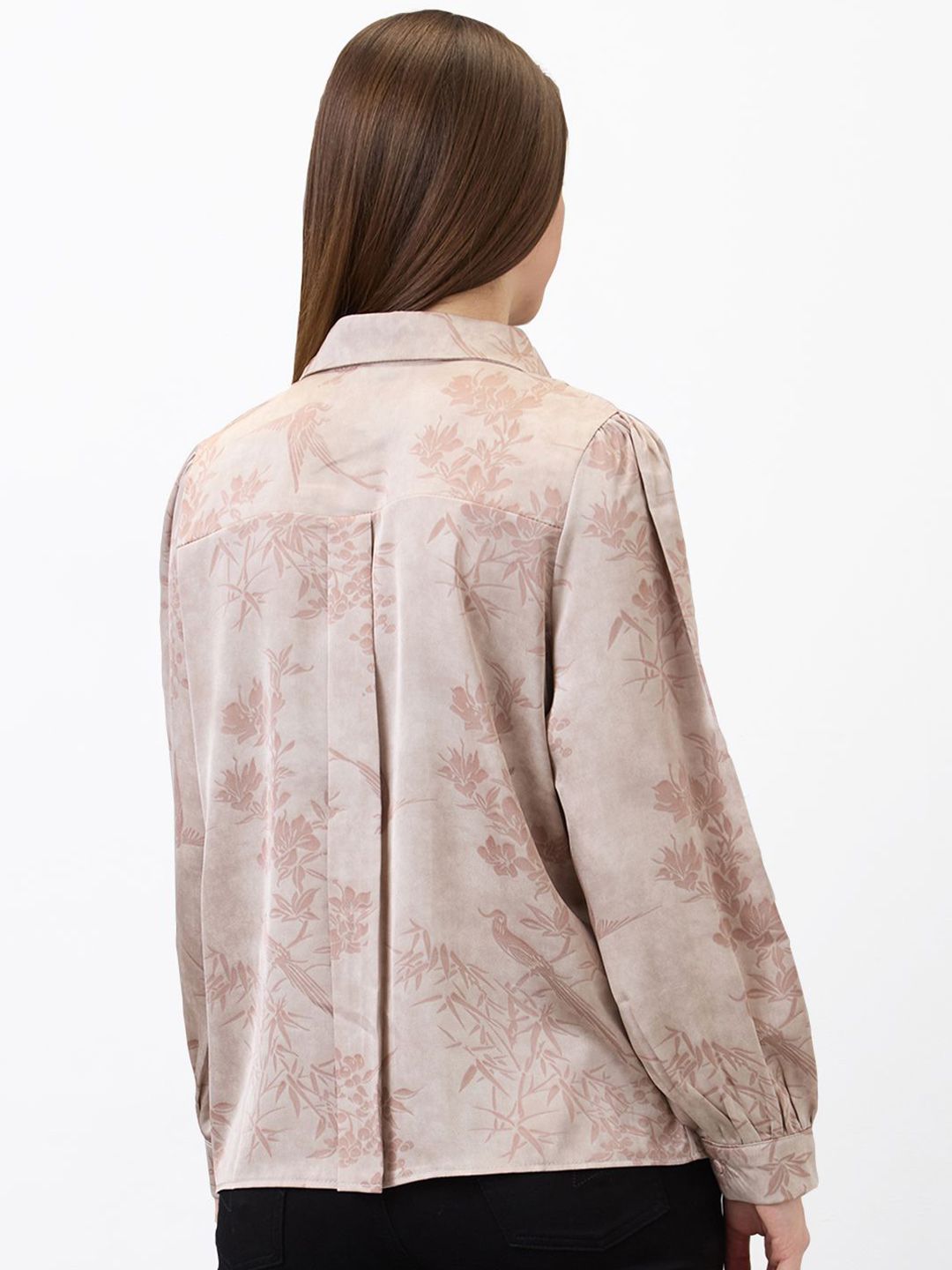 SPYKAR Women Spread Collar Floral Printed Casual Shirt