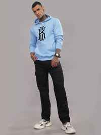 ADRO Men Graphic Printed Hood Cotton Pullover Sweatshirt