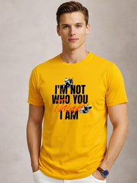 ADRO Men Typography Printed T-shirt