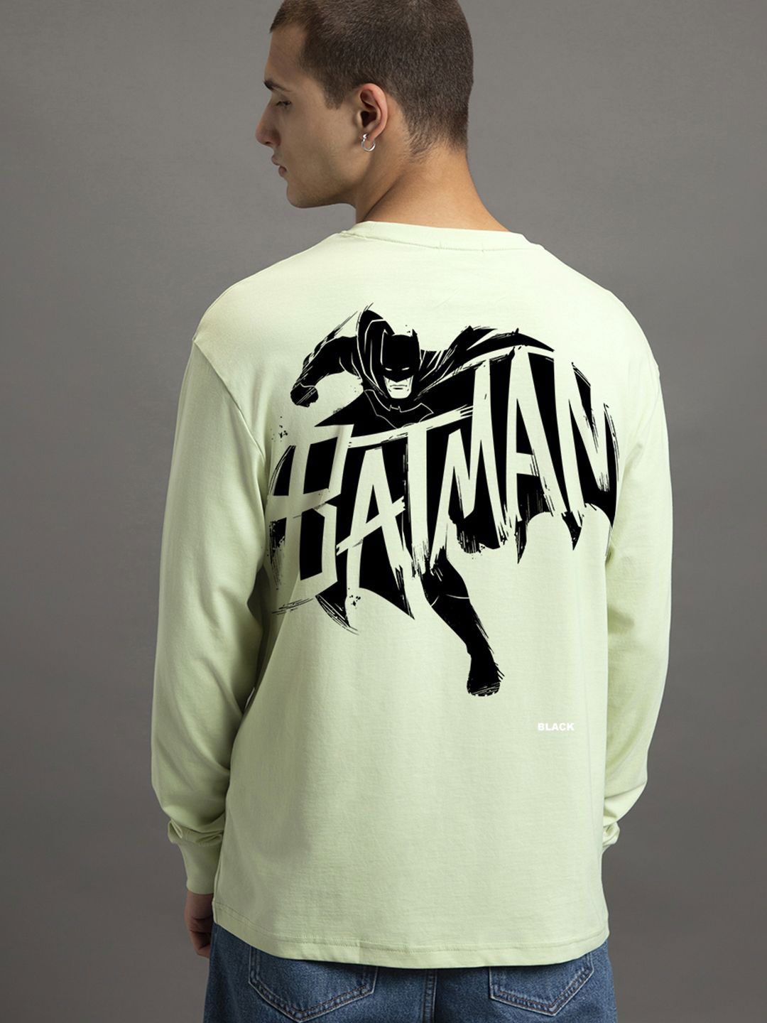 Men's Batman Graphic Oversized T-Shirt
