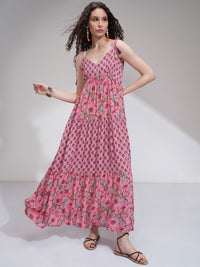 Vishudh Women Printed Maxi Dress
