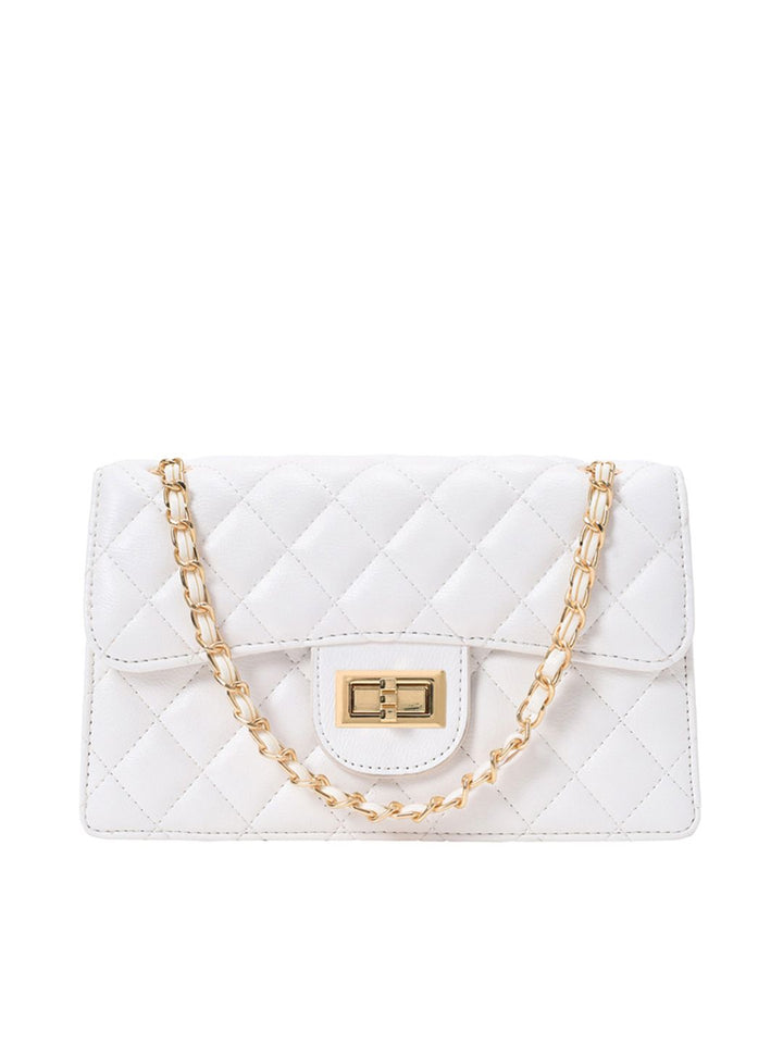 Lino Perros Quilted Structured Shoulder Bag