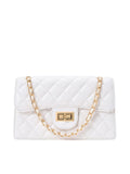 Lino Perros Quilted Structured Shoulder Bag