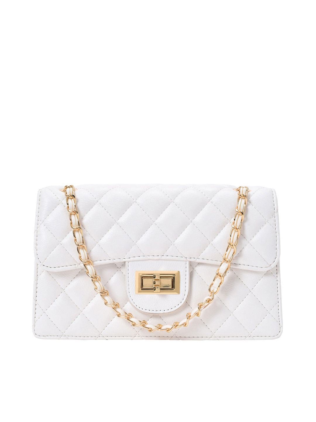 Lino Perros Quilted Structured Shoulder Bag