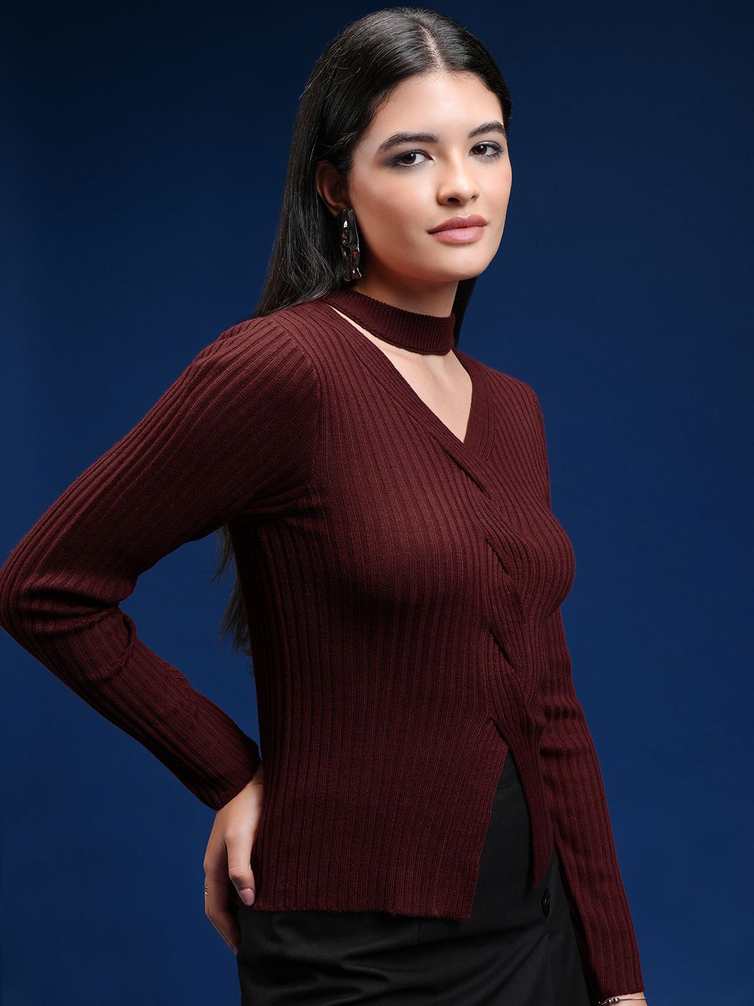 Tokyo Talkies Women Pullover Sweater