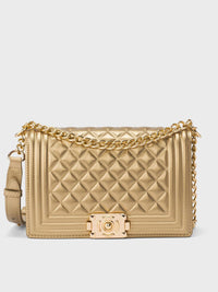 Lino Perros Textured Structured Shoulder Bag