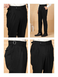 Moda Rapido Men High-Rise Easy Wash Pleated Trousers