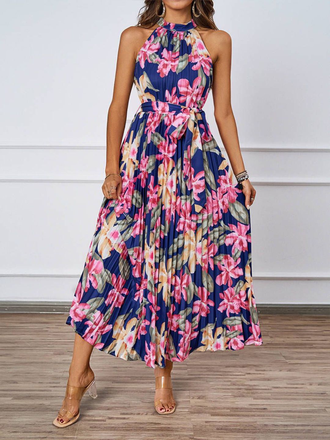 all about you Women Floral Printed Maxi Dress
