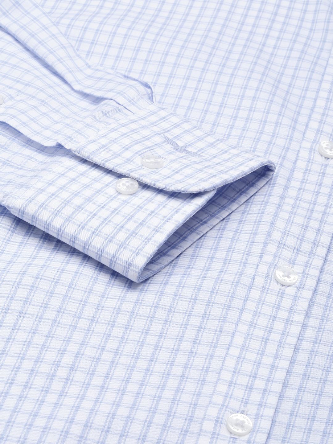 Park Avenue Pure Cotton Slim Fit Checked Formal Shirt
