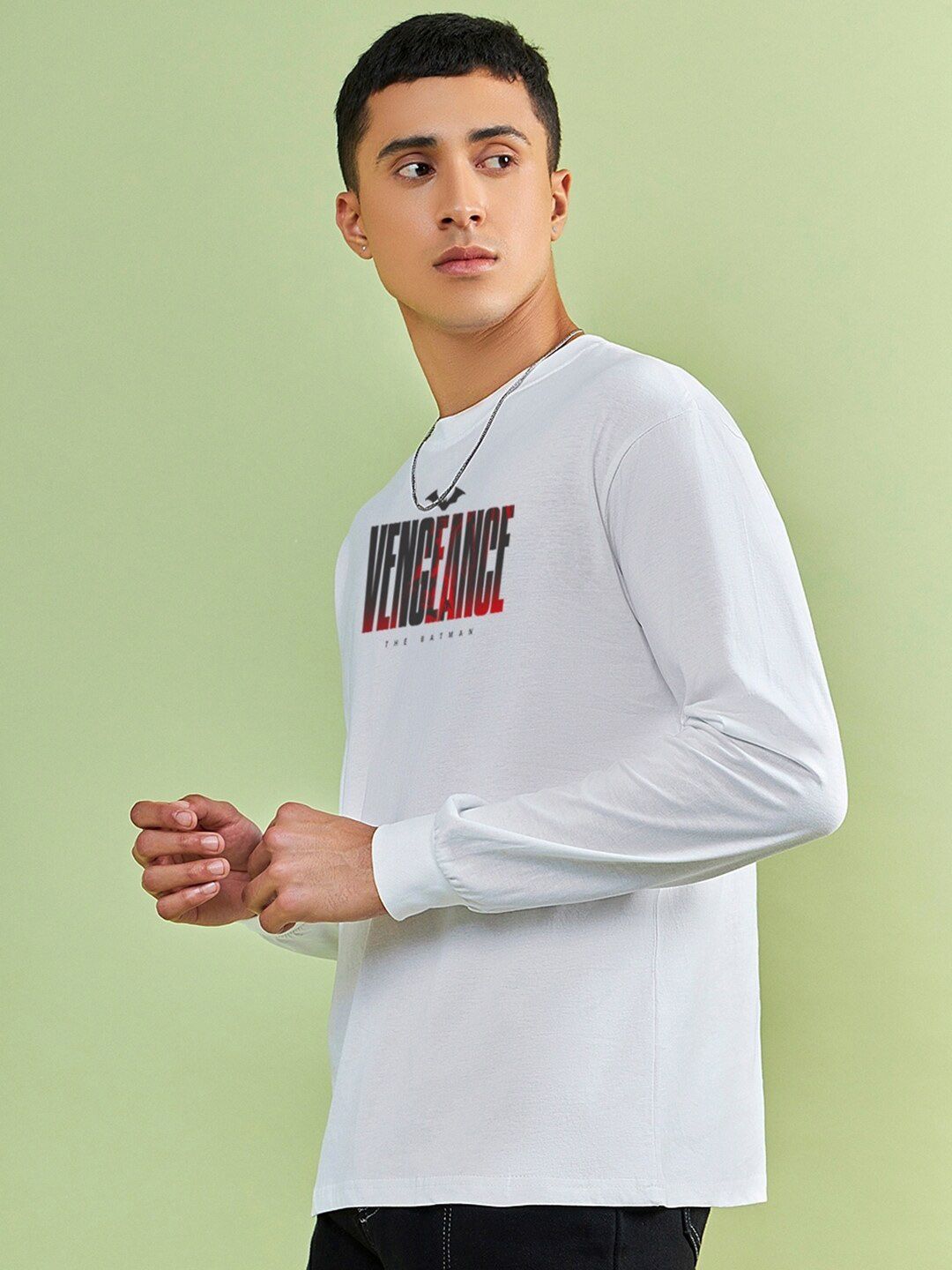 Bewakoof Typography Printed Pure Cotton Oversized T-shirt