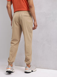 HRX by Hrithik Roshan Men Front Seam Mid-Rise Regular Fit Lifestyle Joggers