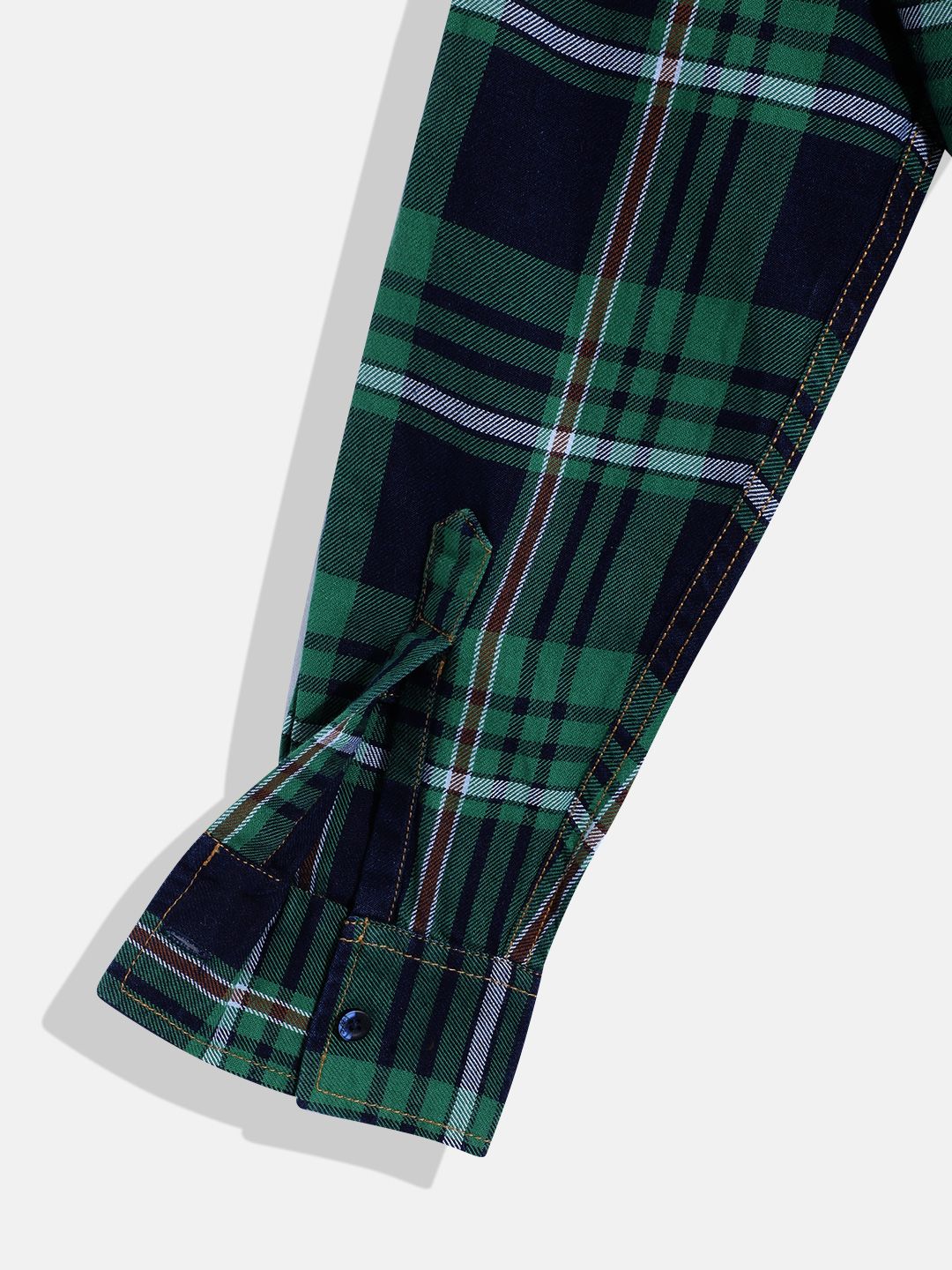 Monte Carlo Boys Tartan Checked Casual Smart Fit Shirt