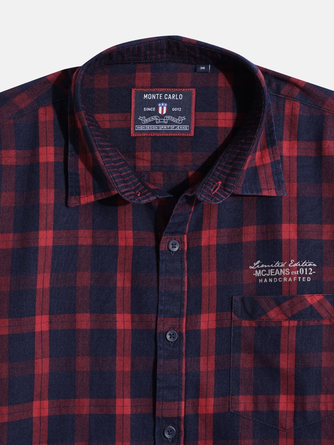 Monte Carlo Boys Checked Casual Smart Fit Shirt