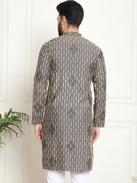 SOJANYA Ethnic Motifs Embroidered Pure Cotton Kurta
