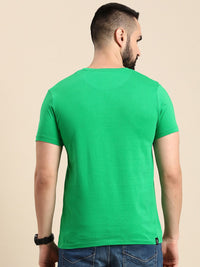 Being Human Solid Round Neck Pure Cotton T-shirt