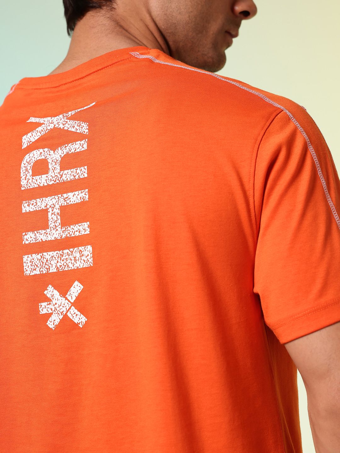 HRX by Hrithik Roshan Printed Drop-Shoulder Sleeves Relaxed Fit Training T-shirt