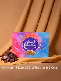eCraftIndia Set of 4 Designer Rakhi with Cadbury Celebrations