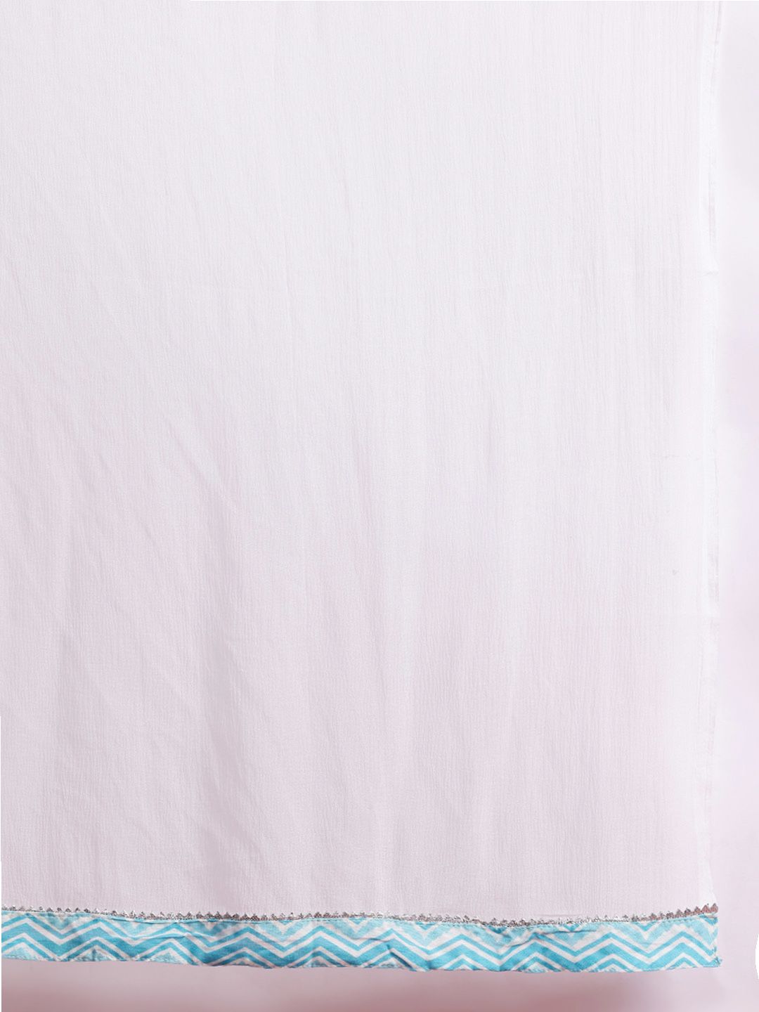 Anouk Floral Print Pure Cotton Kurta with Trousers & Dupatta