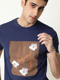 RARE RABBIT Men Rings-4 Slim Fit Solid Polo Collar T-Shirt