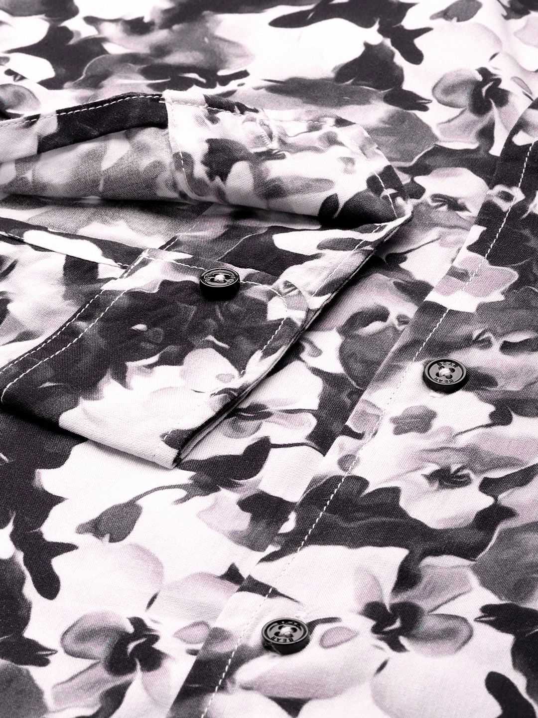 THE BEAR HOUSE Ardor Edition Slim Fit Floral Printed Opaque Casual Shirt